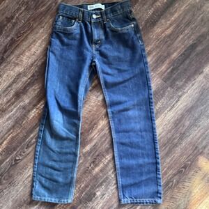 Levi's 514 Straight Jeans Boys 12 Reg W26 L26 Blue Denim Made in Tanzania